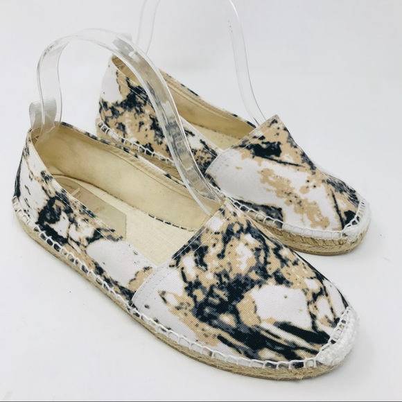 Toni Pons Shoes - Toni Pons White Beige Pattern Espadrilles Shoes 38